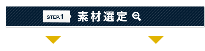 素材選定